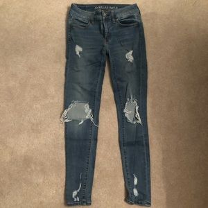 American eagle ripped jeans